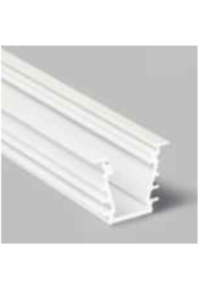 Wit LED plafond profiel inclusief opaal afdekking 23.4 mm x 19 mm - GYPROC10WIT