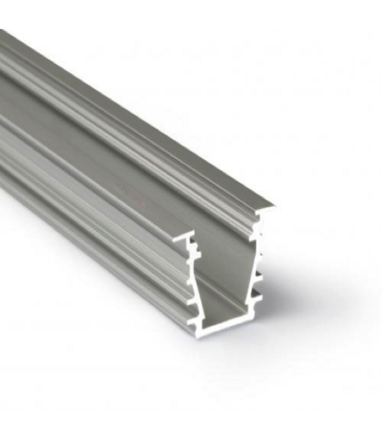 Wit LED plafond profiel inclusief opaal afdekking 23.4 mm x 19 mm - GYPROC10WIT