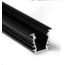 LED profielen Luksus Zwart LED plafond profiel inclusief opaal afdekking 23.4 mm x 19 mm - GYPROC10ZWART
