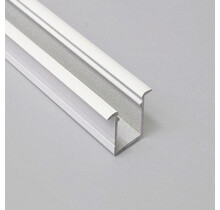 Wit LED inbouw profiel met klikafdekking 18,80mm x 12,00mm - 03.1WIT
