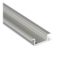 LED inbouw profiel met afdekking 21,30mm x 6,6mm - 08.1ALU