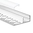 LED profielen Luksus LED stucprofiel inclusief klikafdekking 37 mm x 10,9 mm STUC100