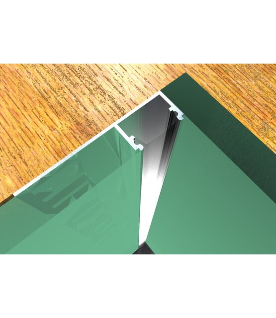 LED stucprofiel inclusief klikafdekking 37 mm x 10,9 mm STUC100