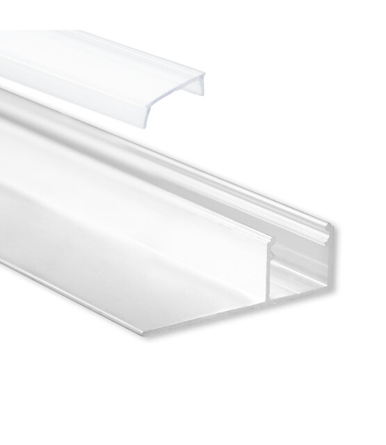 LED gipsplaat profiel inclusief klikafdekking 47mm x 14,50mm - GIPS100