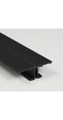 LED profiel Up Down - met afdekking 13,5 mm x 40 mm - UpDown02ZWART