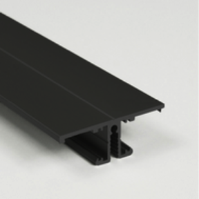 LED profiel Up Down - met afdekking 13,5 mm x 40 mm - UpDown02ZWART