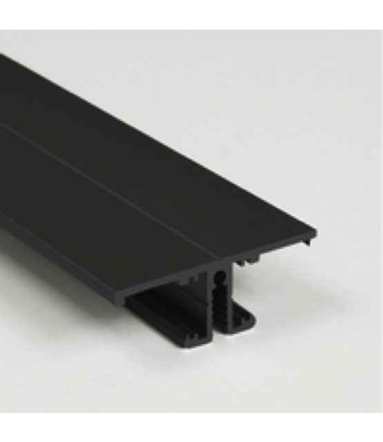 LED profiel Up Down - met afdekking 13,5 mm x 40 mm - UpDown02ZWART