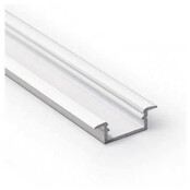 Wit LED inbouw profiel met afdekking 21,30 mm x 6,60 mm - 08.1WIT