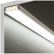 LED XL profiel 2 meter met lage afdekking 32mm x 11 mm - Xl24ALU