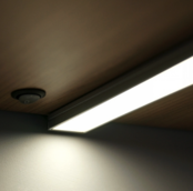 Wit LED XL profiel 2 meter met lage afdekking 32mm x 11 mm - XL24WIT