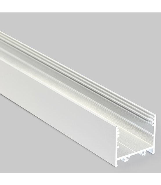 Wit LED XL profiel 3 meter met lage afdekking 33,4mm x 29,6mm - XL11WIT