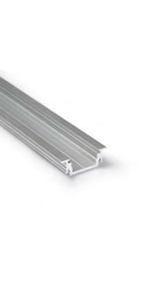LED inbouw profiel inclusief afdekking 28 mm x 8 mm - 09Inbouw-Alu