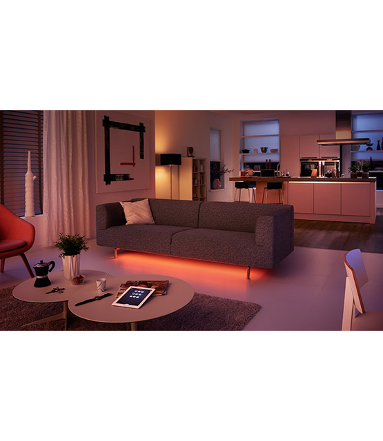 LED inbouw profiel inclusief afdekking 28 mm x 8 mm - 09Inbouw-Alu