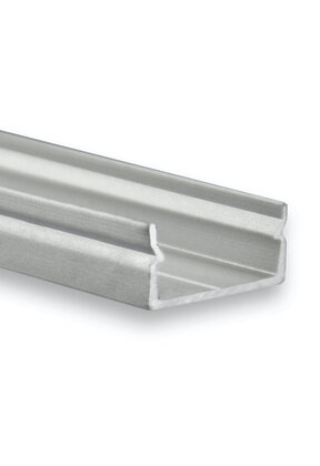 LED op/inbouw profiel inclusief klikafdekking 17,15 mm x 7,40 mm - 04ALU