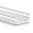 LED profielen Luksus Wit LED in/opbouwprofiel met afdekking 17,15 mm x 7,40 mm - 04WIT