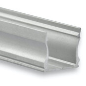 LED profiel met afdekking 17 mm x 15,2 mm - 06ALU