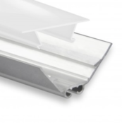 LED hoekprofiel met opaal klikafdekking 25 mm x 25 mm - C15ALU