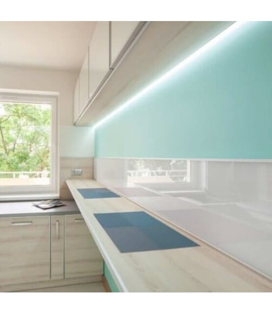 LED hoekprofiel met opaal klikafdekking 25 mm x 25 mm - C15ALU