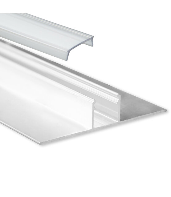 LED gipsplaat profiel met klikafdekking 77 mm x 13,5 mm GIPS200