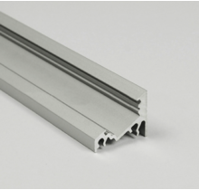 LED hoekprofiel met afdekking 12,6mm 20 mm x 16 mm - C14ALU
