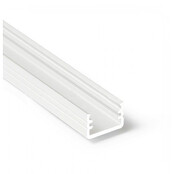 Wit LED profiel met opaal klikafdekking 12,2 mm x 7 mm - SLIM100WIT