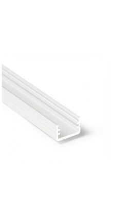 Wit LED profiel met opaal klikafdekking 12,2 mm x 7 mm - SLIM100WIT
