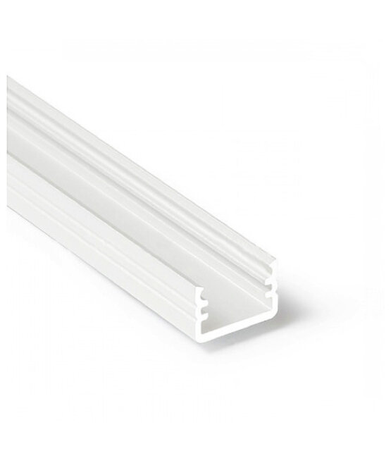 Wit LED profiel met opaal klikafdekking 12,2 mm x 7 mm - SLIM100WIT