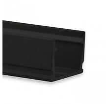 Zwart LED profiel met klikafdekking 13,4 mm x 11,46 mm – SLIM04ZWART