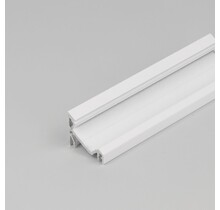 LED hoekprofiel met afdekking 24 mm x 19,4 mm - C21Wit