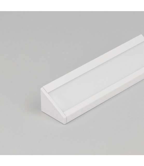 LED hoekprofiel met afdekking 24 mm x 19,4 mm - C21Wit
