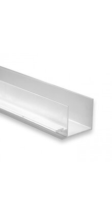 LED plafond profiel 2 meter 33 mm x 16,8 mm GIPSPLAFOND - Opaal / Melkwit (80%)