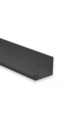 LED gips profiel 2 meter 43,5 mm x 28,32 mm GIPSSLIM01ZWART - Opaal / Melkwit (80%)