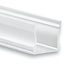 LED profielen Luksus Wit LED profiel met afdekking 17 mm x 15,2 mm - 06WIT
