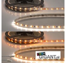 Plug and play LED strip – Dual white 1900-4000k 24v 9w CRI91 120LED p/m