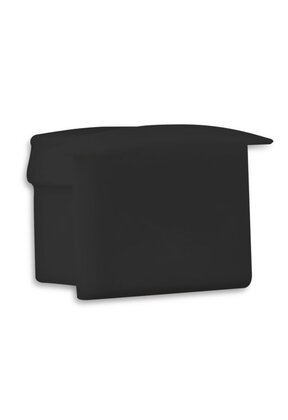 Eindkap zonder kabeldoorvoer - 03ZWART