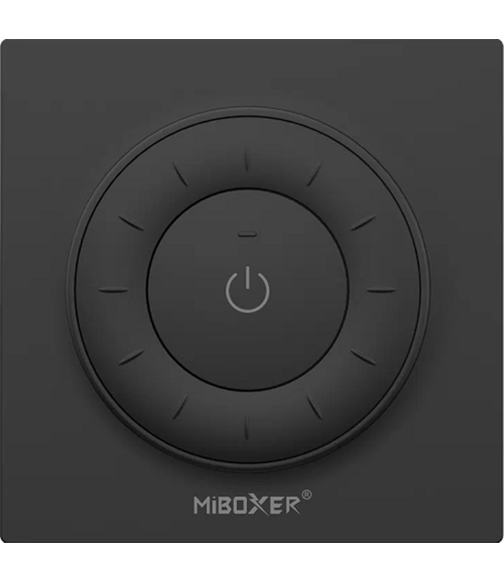 Design wanddimmer voor enkel kleurige en dual white LED strips – Draadloos – Miboxer K3-B