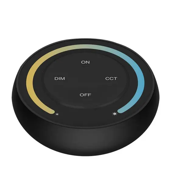 Ronde design wanddimmer dual white LED strips – Draadloos – Miboxer S1-B