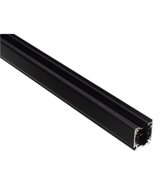3-fase track rail - zwart - 1 meter