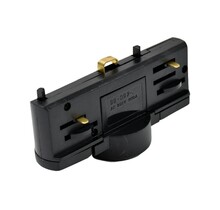 3-fase spanningsrail adapter zwart