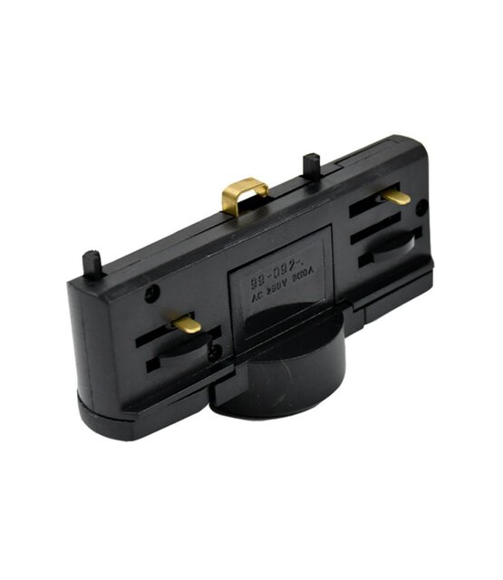3-fase spanningsrail adapter zwart