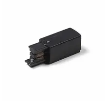 3-fase spanningsrail stroom adapter zwart - Links