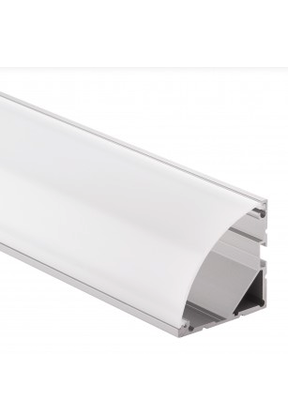 XL LED hoekprofiel 2 meter met 90 graden afdekking 35 mm x 35 mm - C35ALU