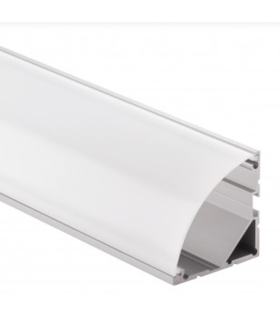 XL LED hoekprofiel 2 meter met 90 graden afdekking 35 mm x 35 mm - C35ALU