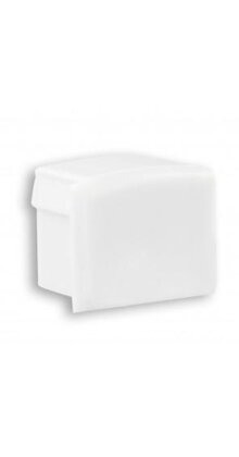 06WIT eindkapje zonder kabeldoorvoer