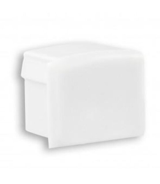 06WIT eindkapje zonder kabeldoorvoer