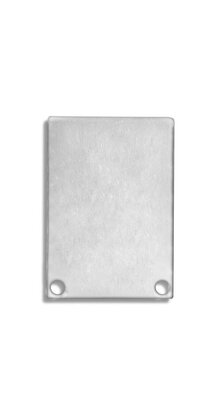 2 x LED profiel eindkapjes inclusief schroeven XL06.C2 - ALU