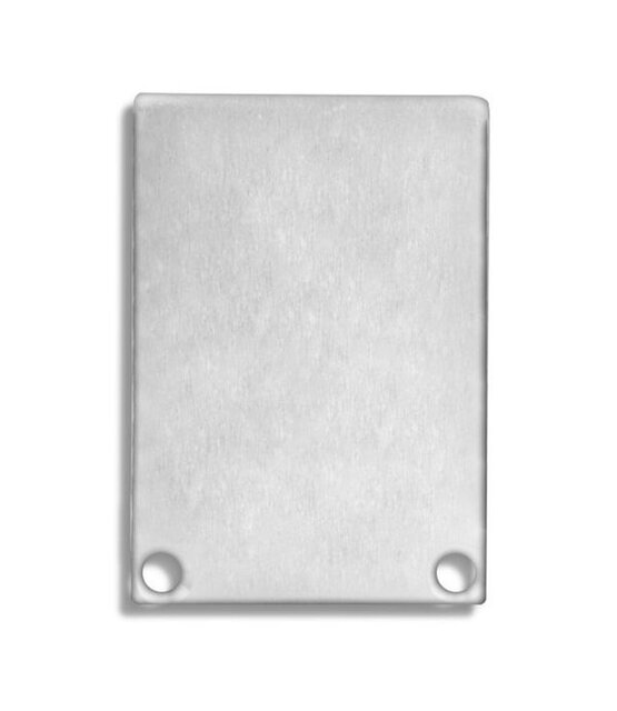 2 x LED profiel eindkapjes inclusief schroeven XL06.C2 - ALU