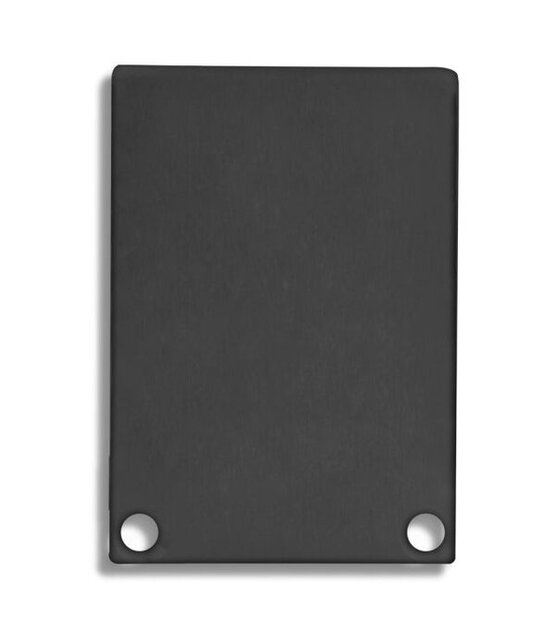 2 x LED profiel eindkapjes inclusief schroeven XL06.C4 - Zwart