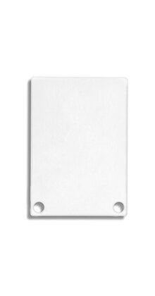 2 x LED profiel eindkapjes inclusief schroeven XL06.C4 - Wit