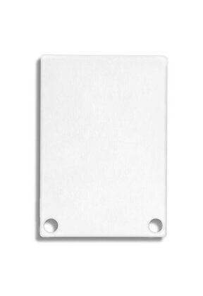 2 x LED profiel eindkapjes inclusief schroeven XL06.C4 - Wit